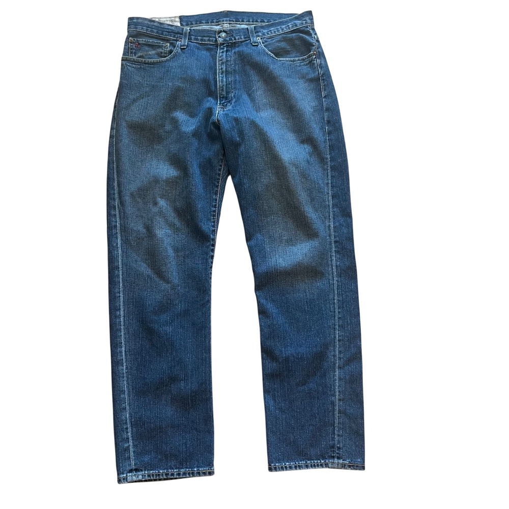 Polo Ralph Lauren Mens Straight Leg Jeans Medium Wash Blue Denim 34x30